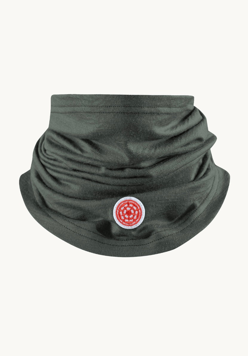Stiff Upper Lip Merino Neck Warmer Grey
